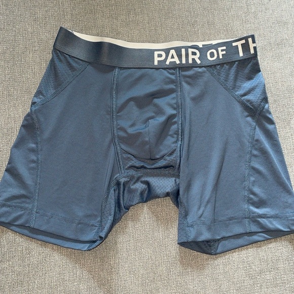 Pair of Thieves Light Blue Gray Boxer Briefs - Picture 1 of 3